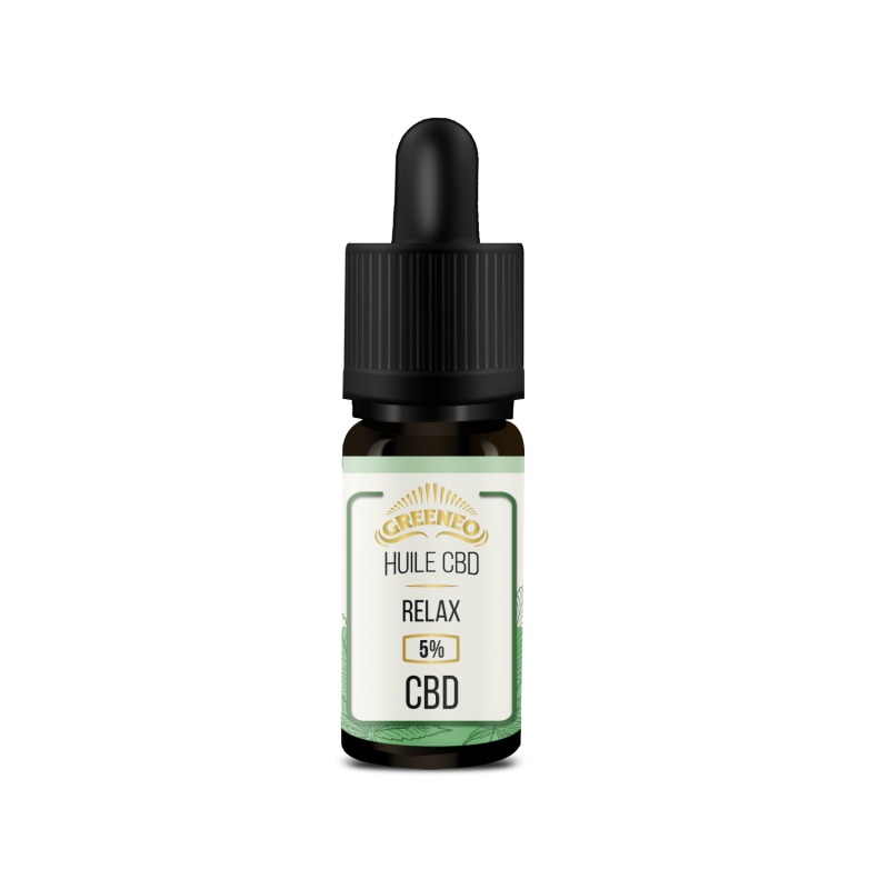 [002446-4306] Huile CBD RELAX - GREENEO (5% - 500 mg/10ml)