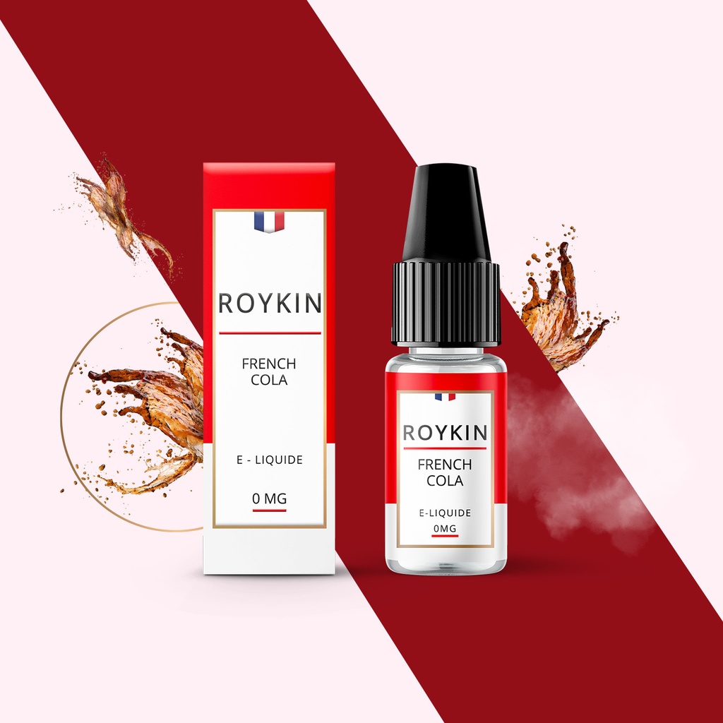 [002769-4855] French Cola 10ml - ROYKIN (0mg/ml)
