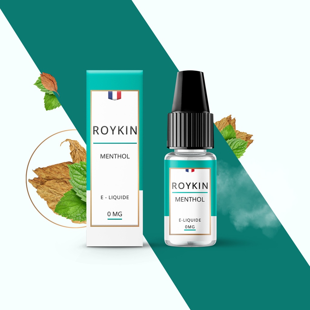 [961-1756] Menthol 10ml - Roykin (0mg/ml)