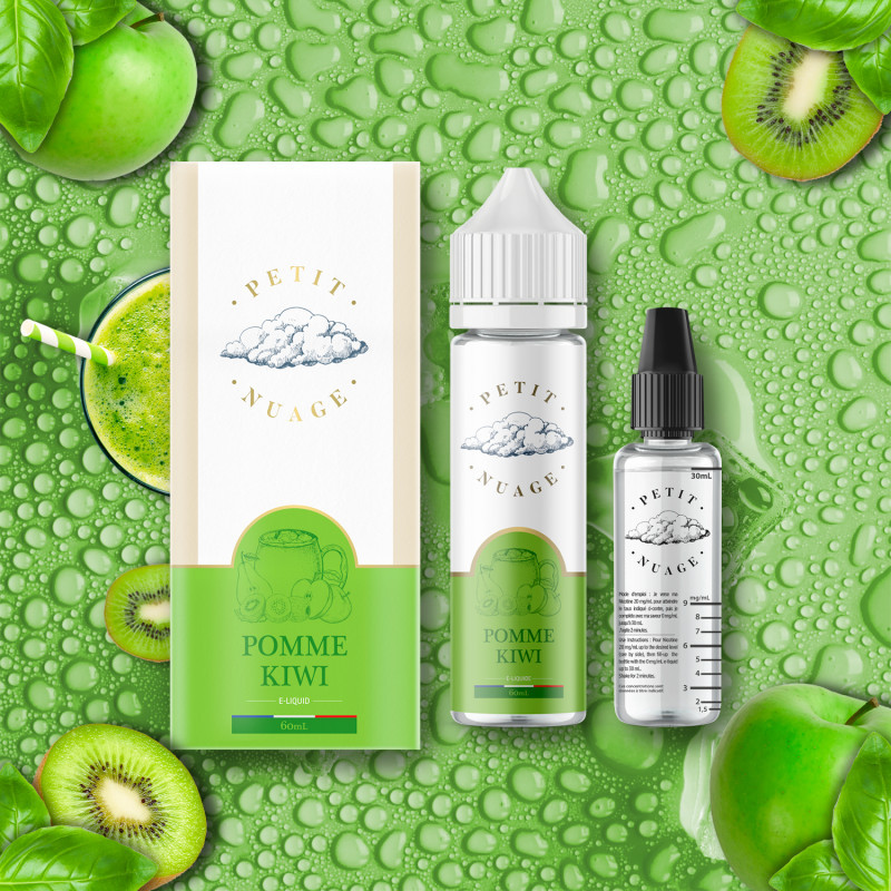 [003388] Pomme Kiwi 60ml – PETIT NUAGE