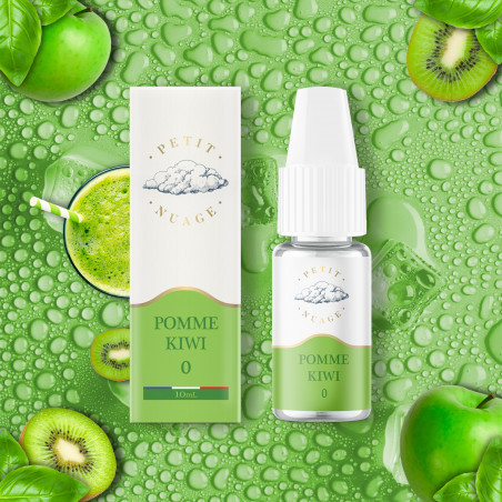 [1295-2545] Pomme Kiwi 10ml – PETIT NUAGE (0mg/ml)