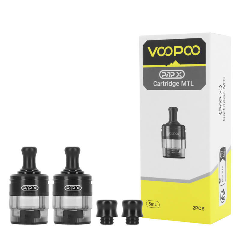 [1402-2837] Cartouche Pod PnPX MTL 5ml x2 - VOOPOO (Noir)