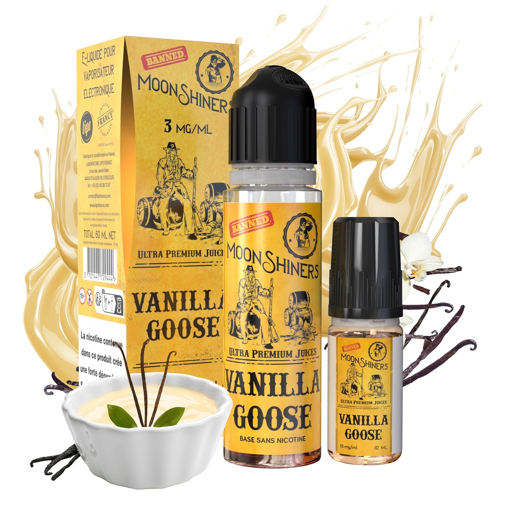 [1452-3003] Vanilla Goose 50ml - MOONSHINERS (3mg/ml)