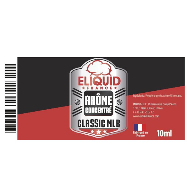 [000260] Concentré MLB 10ml - ELIQUID FRANCE