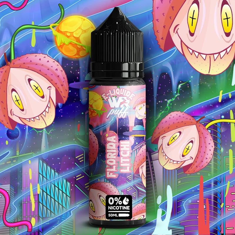 [004523] E-liquide Florida Litchi 50ml - White Rabbit