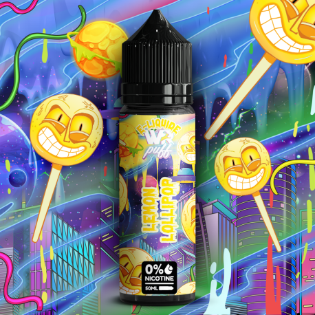 [004525] E-liquide Lemon Lollipop 50ml - White Rabbit