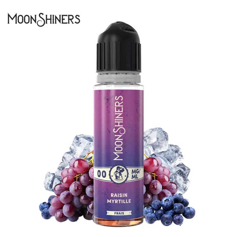 [004532] Raisin Myrtille Frais 50ml - Moonshiners