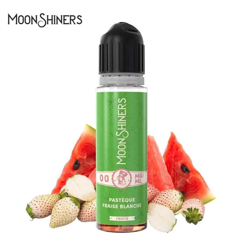 [004566] Pastèque Fraise blanche 50ml - Moonshiners