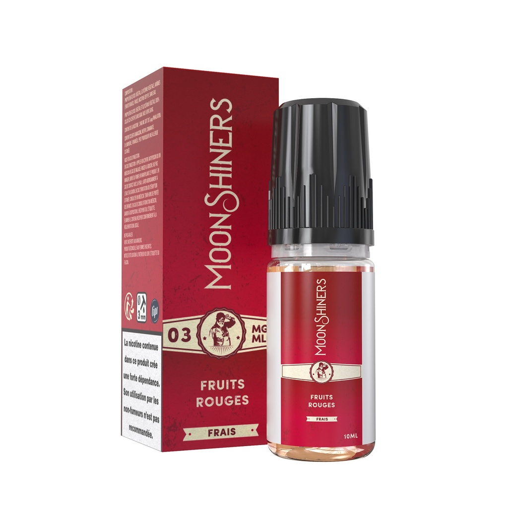 [1772-3709] Fruits Rouges Frais 10ml - Moonshiners (3mg/ml)