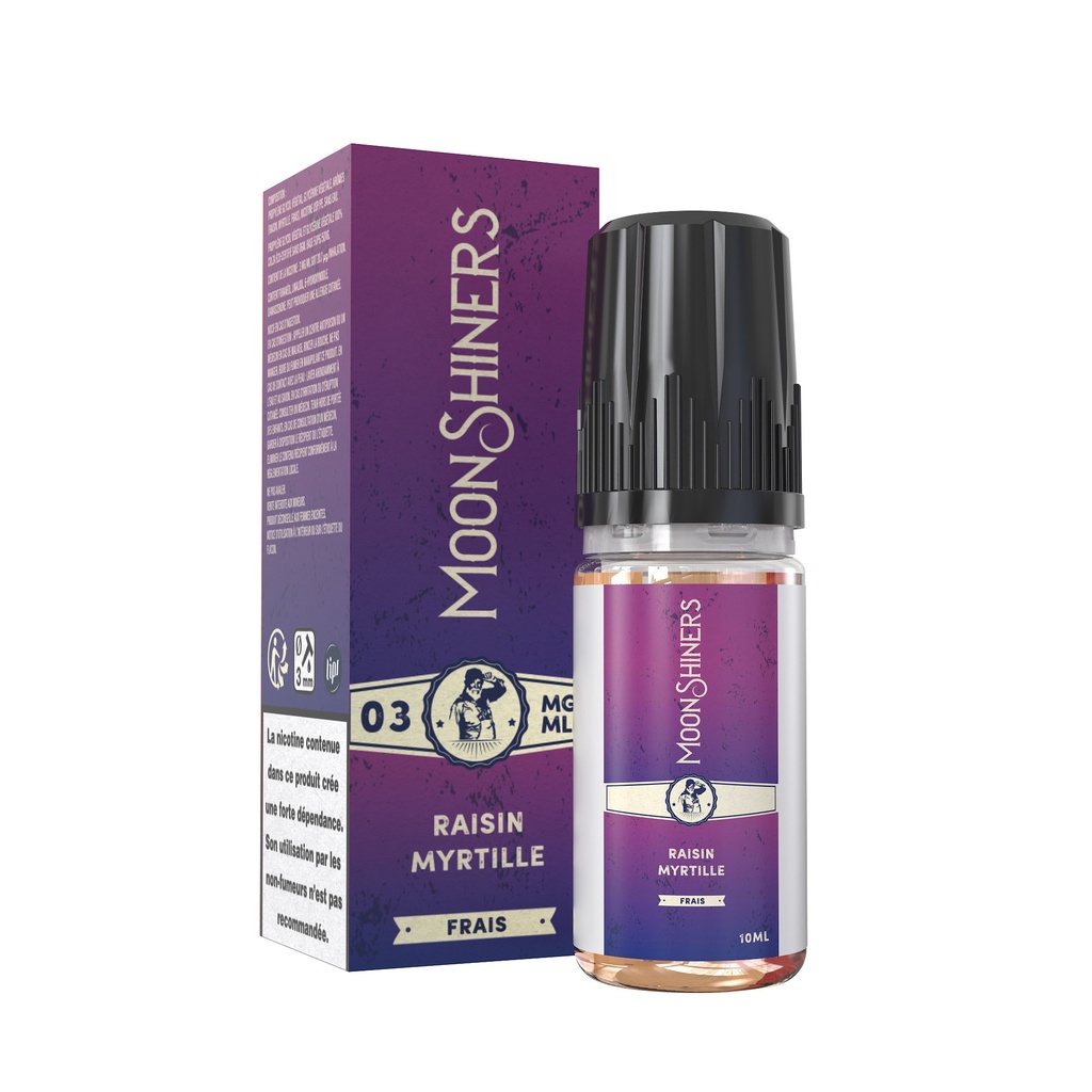 [1774-3717] Raisin Myrtille 10ml - Moonshiners (3mg/ml)
