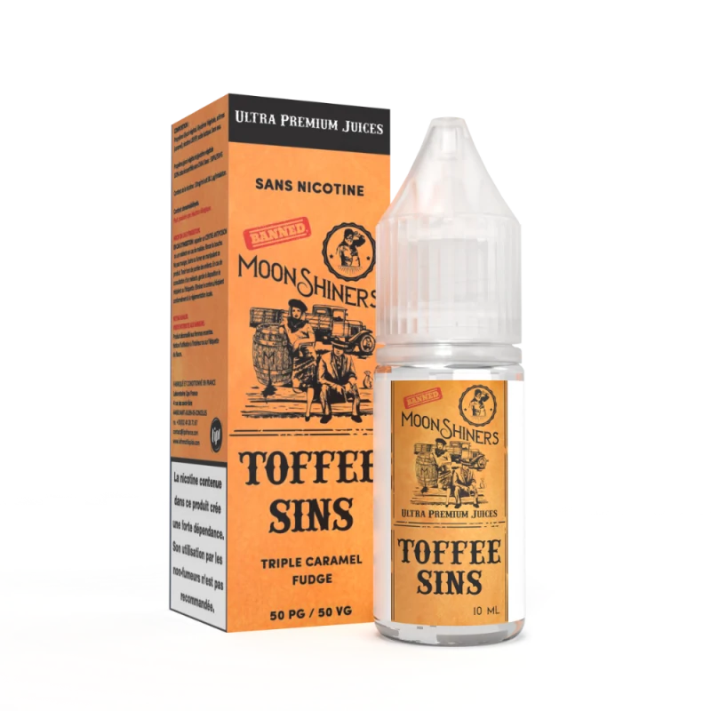 Toffee Sins 10ml - Moonshiners