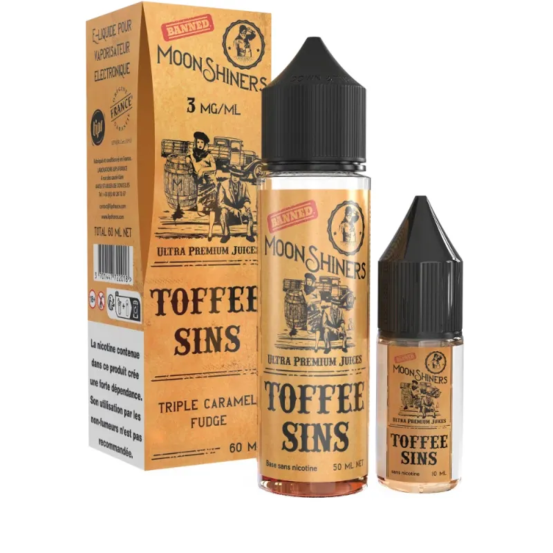 [003501] Toffee Sins 50ml - Moonshiners