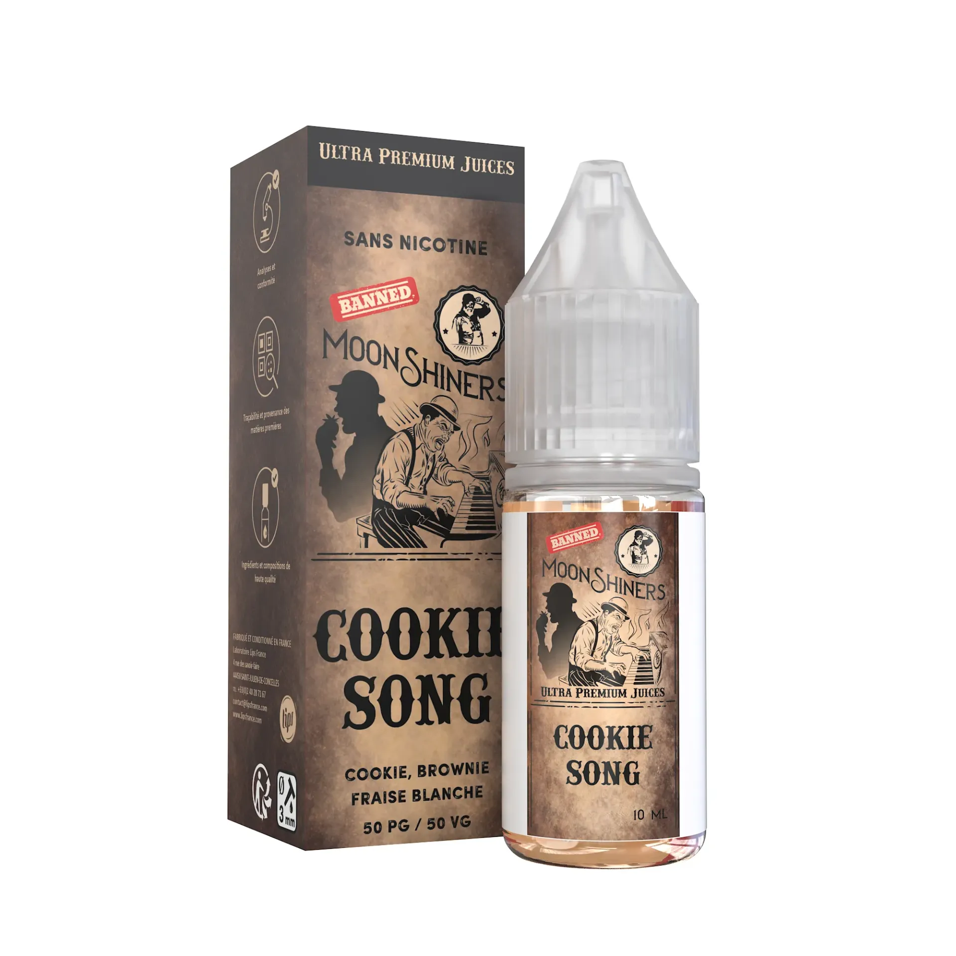 Cookie Song 10ml - Moonshiners (3mg/ml)