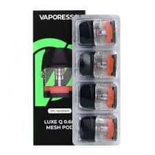 [2229-4841] Cartouches Luxe Q 3ml (x4) - Vaporesso (0.6 Ohm)