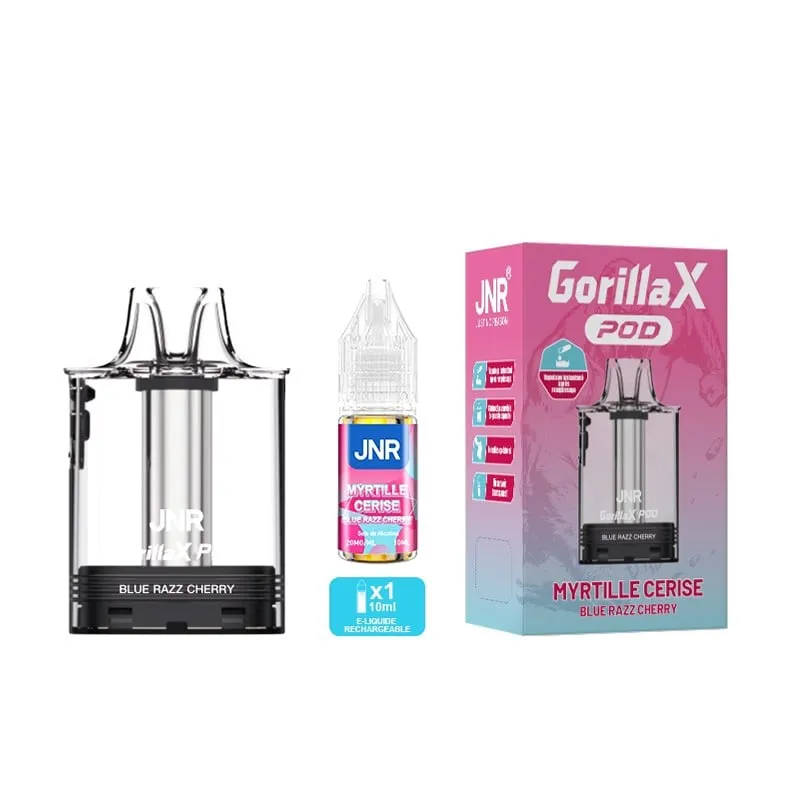 [2402-5305] Pod remplacement Gorilla X + 1x10ml 20mg - JNR (Mixed Berries (Fruits rouges))