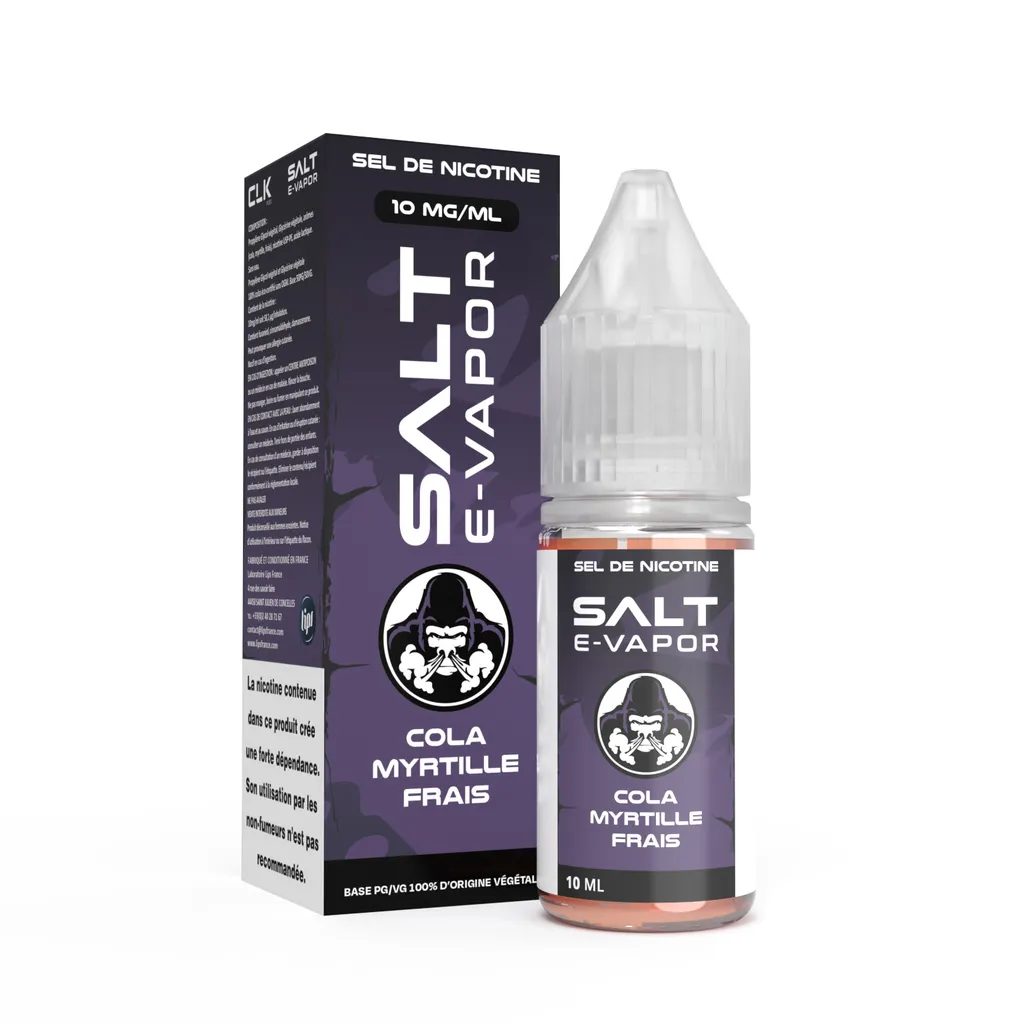 Cola Myrtille 10ml - Salt SENSATION (10mg/ml)