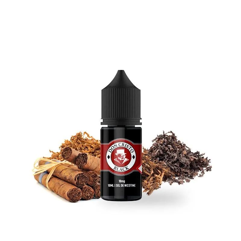 [2667-5747] E liquide Don Cristo Black 10ml Salt - PGVG Labs (10mg/ml)